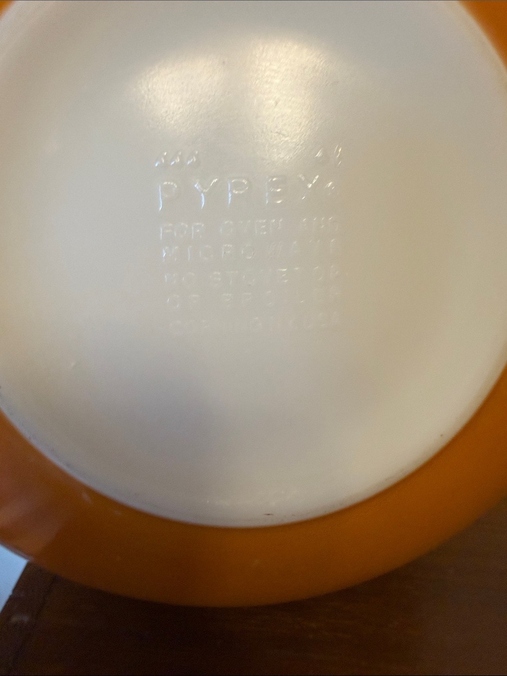 Pyrex Vintage Butterfly Gold Cinderella Floral Mixing Bowl - Picture 5 of 7